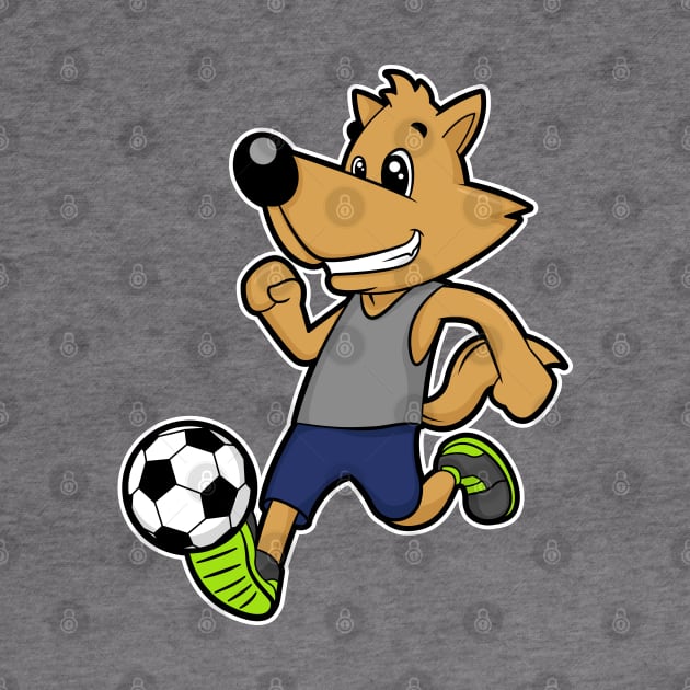 Dog as Soccer player at Soccer by Markus Schnabel